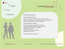Tablet Screenshot of lerntherapie-samenkorn.ch